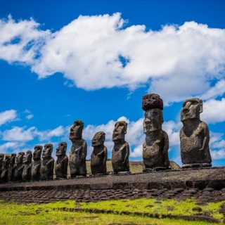 Cile, i moai sull'isola di Pasqua