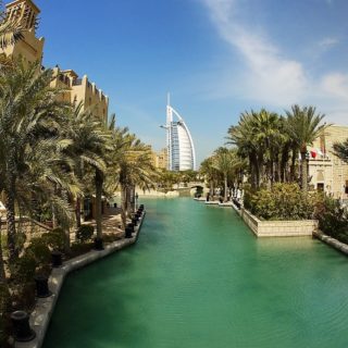 Dubai, panoramica sul Burj al-Arab