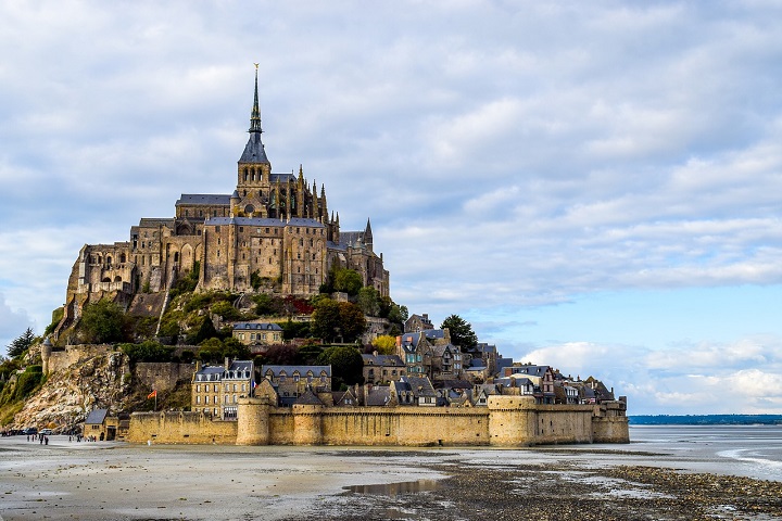 Mont Saint Michel, marea bassa