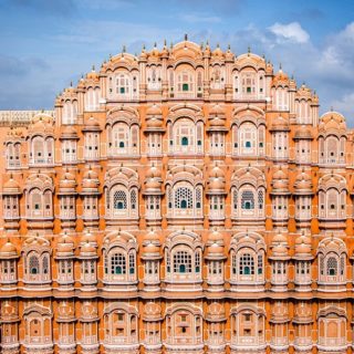 India, Jaipur palazzo dei venti Hawa Mahal