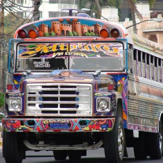 Panama, bus diablos rojos