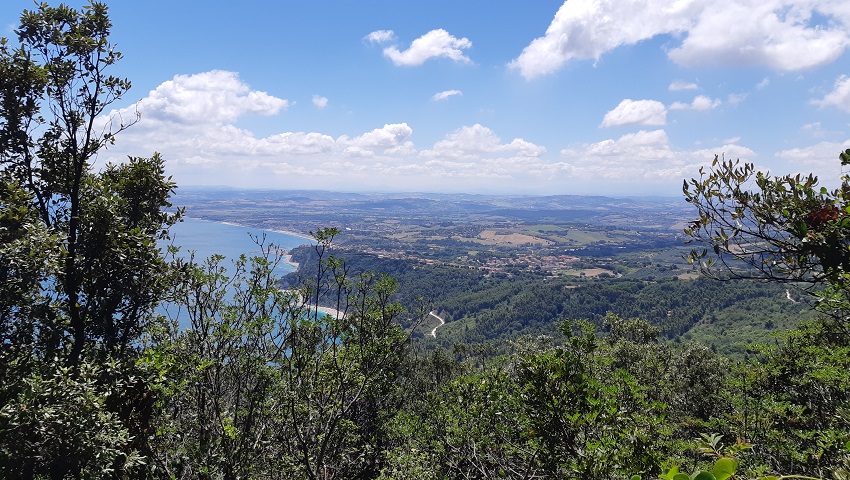 Veduta dal Parco del Conero