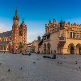 Polonia, Cracovia. Rynek Główny Piazza del Mercato
