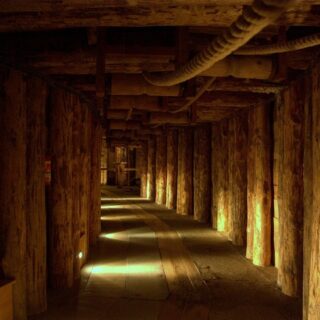 Polonia, camminamenti presso la miniera Wieliczka