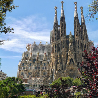 Spagna la Sagrada Familia a Barcellona
