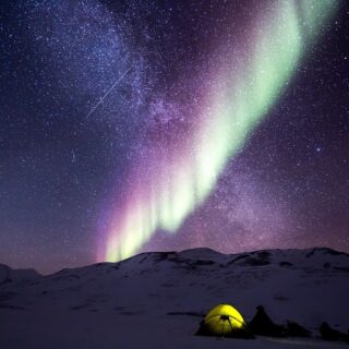Alaska, aurora boreale